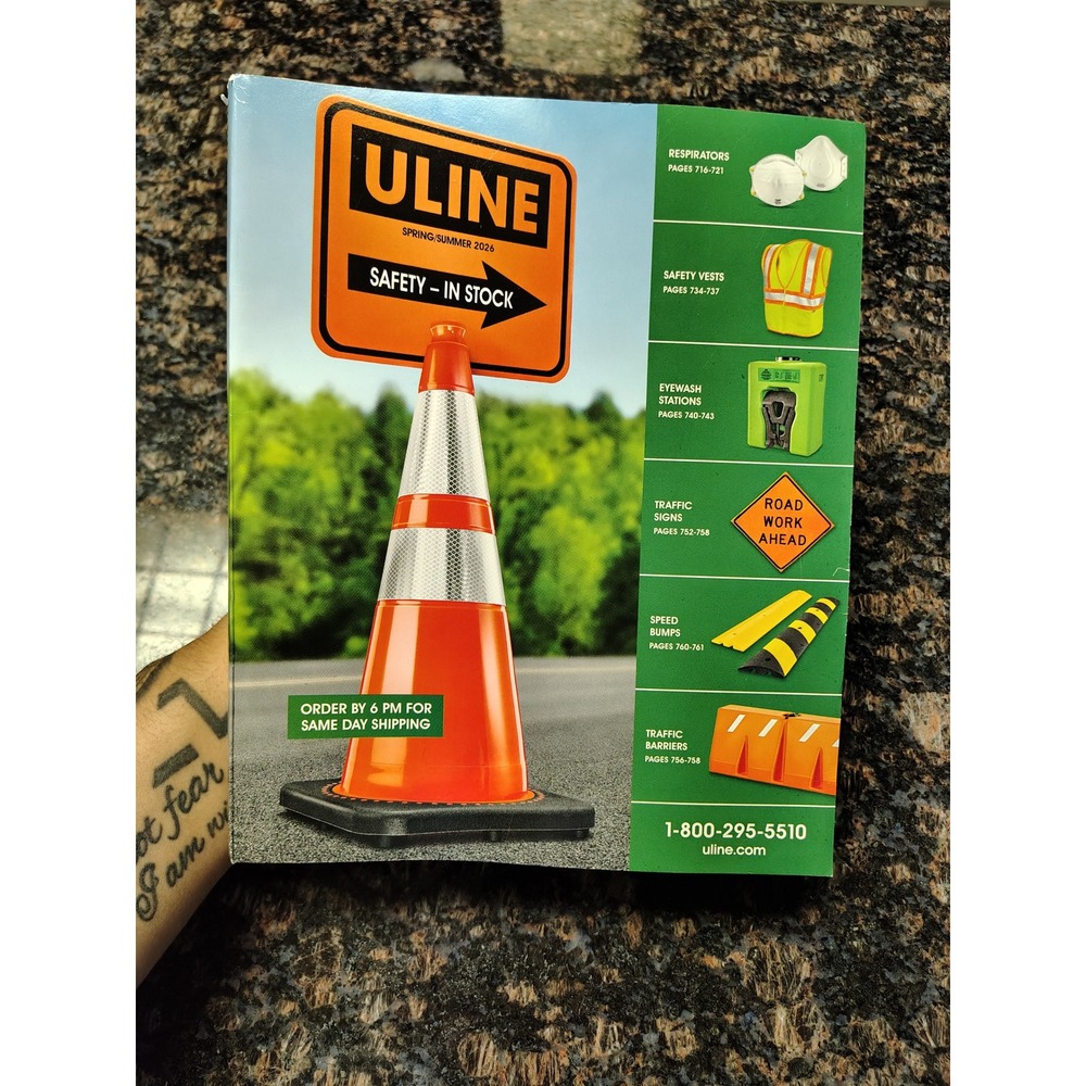 Uline Catalog Spring Summer 2026 Industrial Shipping Safety Supplies Reference